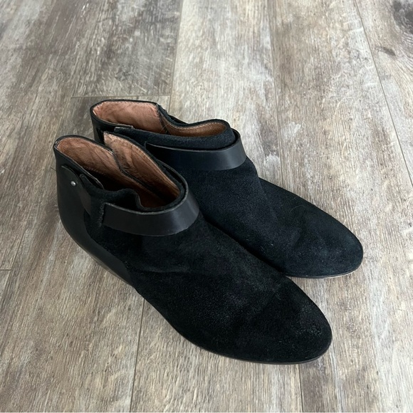 Madewell Charley Collar Block Heel Leather & Suede Boots - Picture 11 of 15